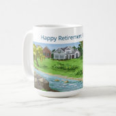Happy Retirement Personalisiert Name Lady in Hammo Kaffeetasse (Vorderseite Links)