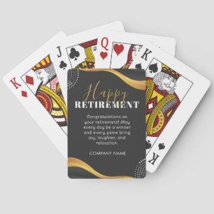 Happy Retirement Playing Cards Finanzierung Spielkarten