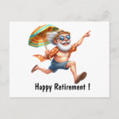 Happy Retirement Postkarte (Vorderseite)