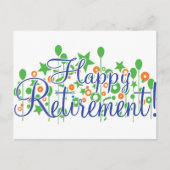 Happy Retirement Postkarte (Vorderseite)