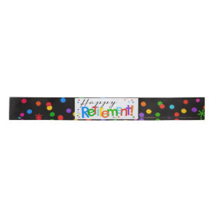 Happy Retirement Ribbon Satinband