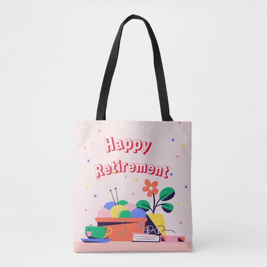 Happy Retirement Tote Bag Tasche