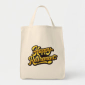 Happy Retirement  Tragetasche (Vorne)