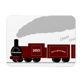 Happy Retirement train Magnet (Horizontal)