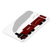 Happy Retirement train Magnet (Linke Seite)