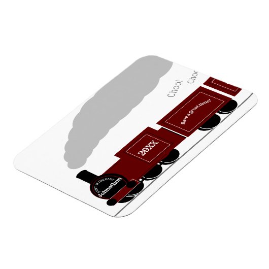 Happy Retirement train Magnet (Linke Seite)