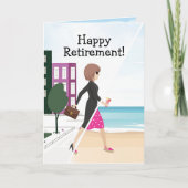 Happy Retirement! Urlaubsthema Grußkarte Karte (Vorderseite)