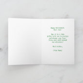 Happy Retirement wünscht Jasmine-Blume Elegant Karte (Innenseite)