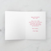 Happy Retirement wünscht Pink Roses Elegant Karte (Innenseite)