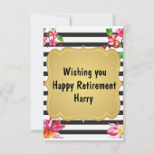 Happy Retirement Zitat Farewell Geschenk (Vorderseite)