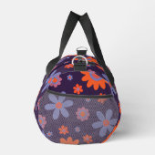 Happy Retro Blume Niedlich 70er Hippie Daisy Patte Duffle Bag (Rechts)