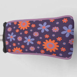 Happy Retro Blume Niedlich 70er Hippie Daisy Patte Golf Headcover