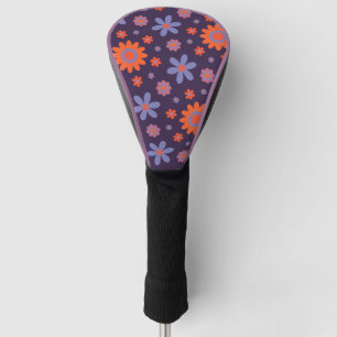 Happy Retro Blume Niedlich 70er Hippie Daisy Patte Golf Headcover
