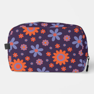 Happy Retro Blume Niedlich 70er Hippie Daisy Patte Waschbeutel