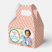 Happy Retro Bride Brautparty Gevor Box Geschenkschachtel (Rückseite)