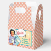 Happy Retro Bride Brautparty Gevor Box Geschenkschachtel (Geöffnet)