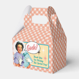 Happy Retro Bride Brautparty Gevor Box Geschenkschachtel