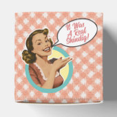 Happy Retro Bride Brautparty Gevor Box Geschenkschachtel (Oben)