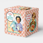 Happy Retro Bride Brautparty Gevor Box Geschenkschachtel (Rückseite)