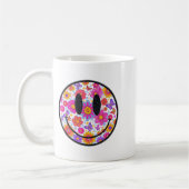 Happy Retro Daisy Smile Face Preppy Aesthetic Men  Kaffeetasse (Links)