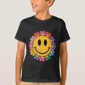 Happy Retro Daisy Smile Face Preppy Aesthetic Men T-Shirt (Vorderseite)