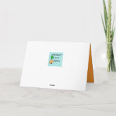 Happy Retro Parent Grußkarte Karte (Rückseite)