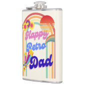 Happy Retro Vater Flachmann (Links)