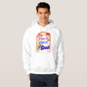 Happy Retro Vater Hoodie (Vorne ganz)