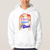 Happy Retro Vater Hoodie (Vorderseite)