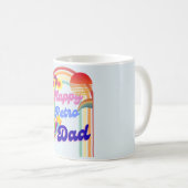 Happy Retro Vater Kaffeetasse (VorderseiteRechts)