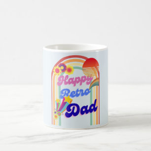 Happy Retro Vater Kaffeetasse