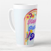 Happy Retro Vater Milchtasse (Linke Ecke)