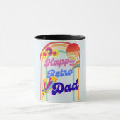Happy Retro Vater Tasse (Zentrum)