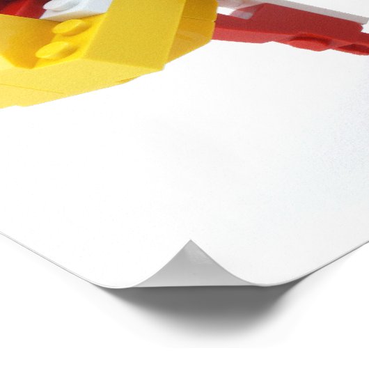 Happy Rhino Poster (Ecke)