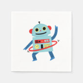 Happy Robot Serviette (Vorderseite)