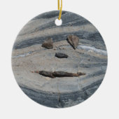 Happy Rock Face Keramikornament (Vorne)