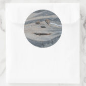 Happy Rock Face Runder Aufkleber (Tasche)