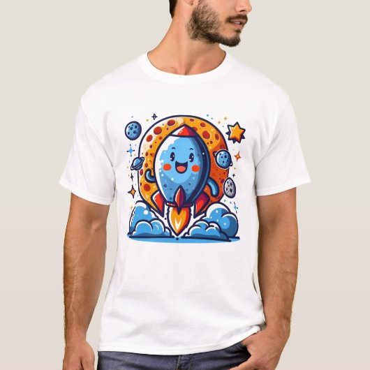 Happy Rocket Adventure T-Shirt (Vorderseite)