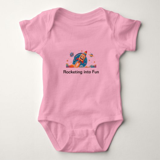 Happy Rocket Blade Off Baby Strampler (Vorderseite)