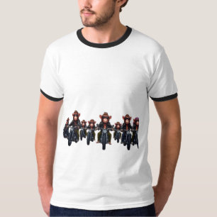 Happy Rockin' Chimp Drummer T-Shirt