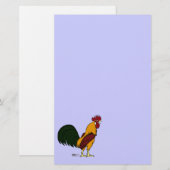 Happy Rooster Briefpapier (Vorne/Hinten)