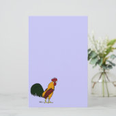 Happy Rooster Briefpapier (Stehend Vorderseite)