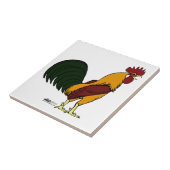 Happy Rooster Fliese (Seite)