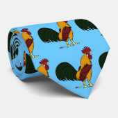Happy Rooster Krawatte (Gerollt)