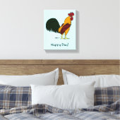 Happy Rooster Leinwanddruck (Insitu (Schlafzimmer))