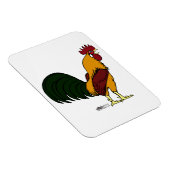 Happy Rooster Magnet (Rechte Seite)