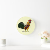 Happy Rooster Runde Wanduhr (Zuhause)