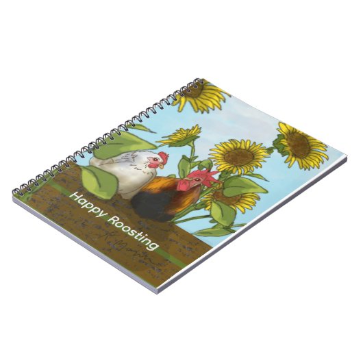 Happy Roosting Journal Notizblock (Linke Seite)