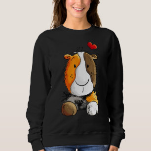 Happy Rosettes Guinea Gift für Rodent-Freunde Sweatshirt