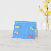 Happy Rosh Hashanah Across the Miles Karte (Gelbe Blume)